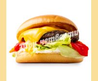 Чизбургер с котлетой из рубленной говядины 